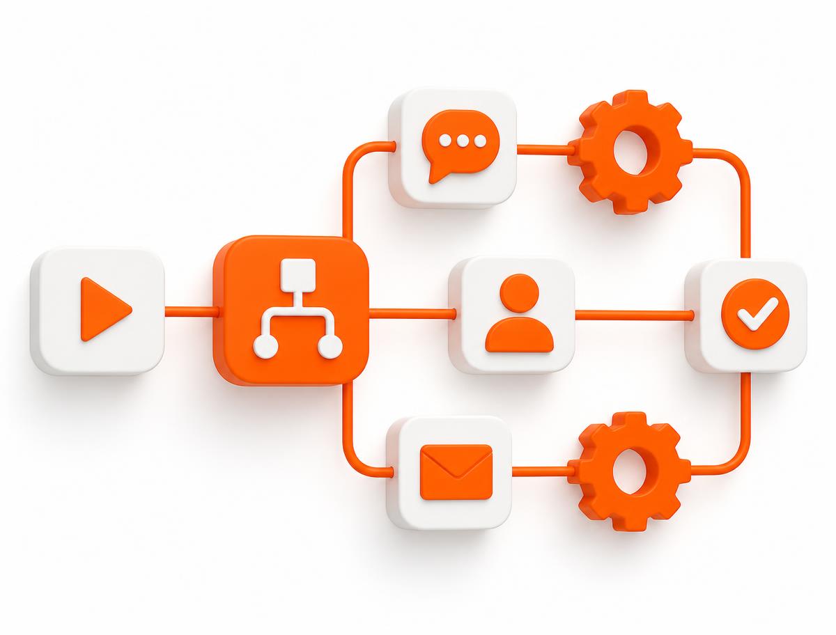 مخطط أتمتة وربط واتساب و CRM